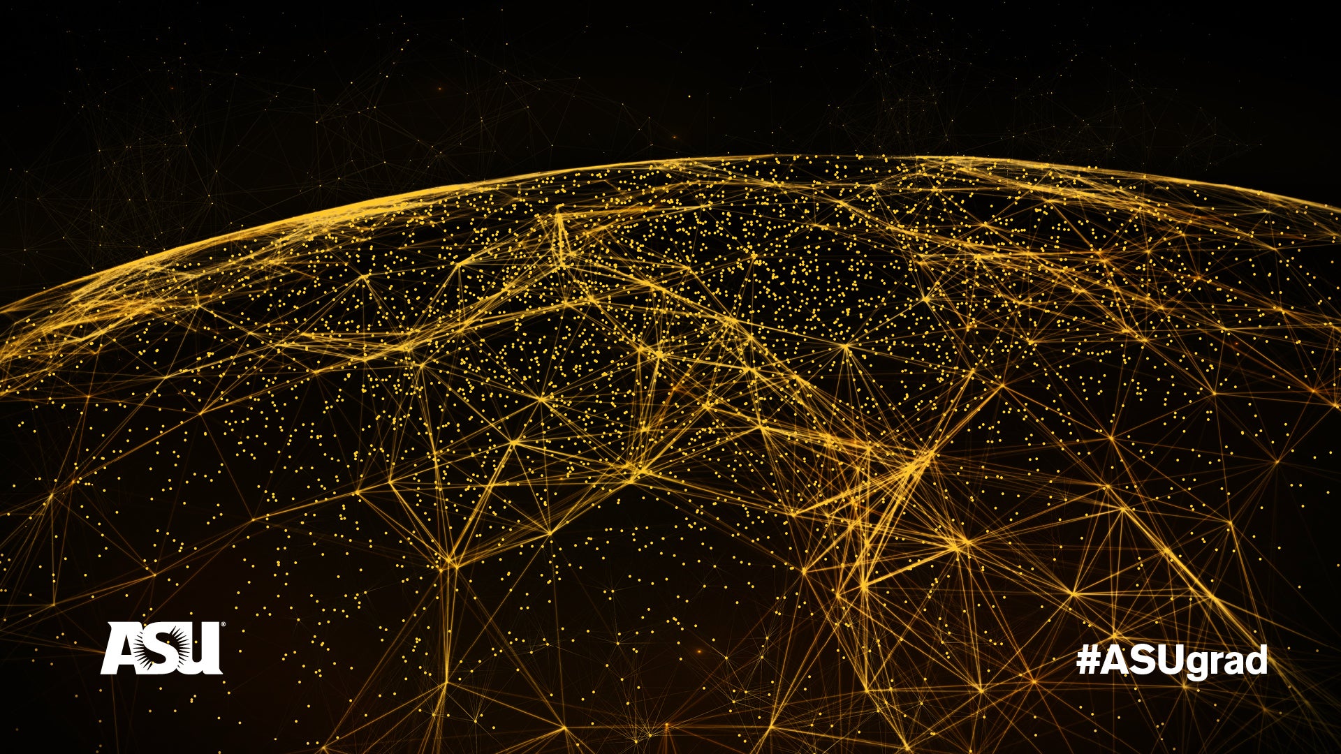 black with gold network lines