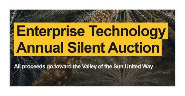 Enterprise Technology Silent Auction Donations