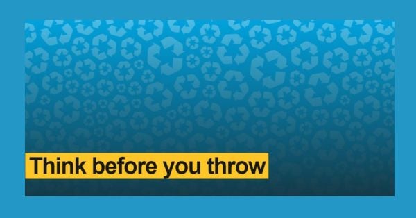 Think before you throw, Zero Waste