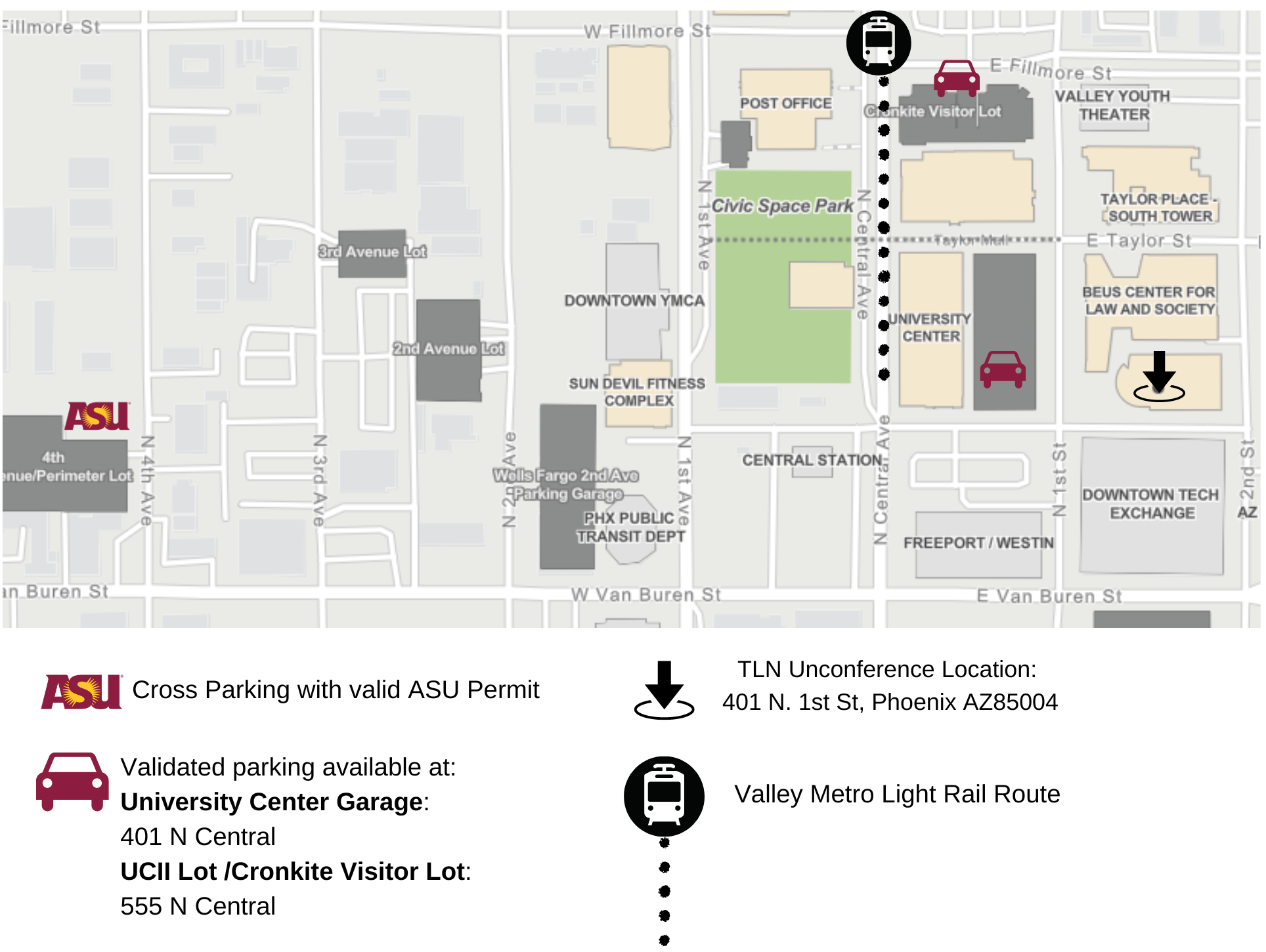 Parking map