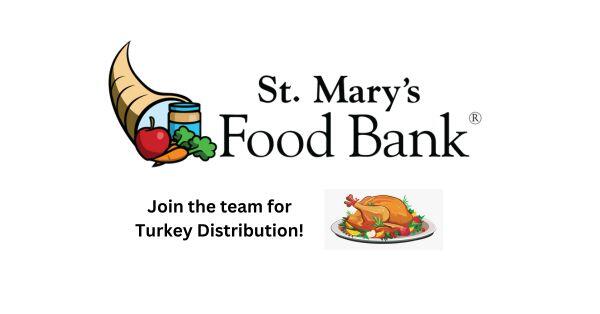 St Mary's Food Bank Turkey Distribution