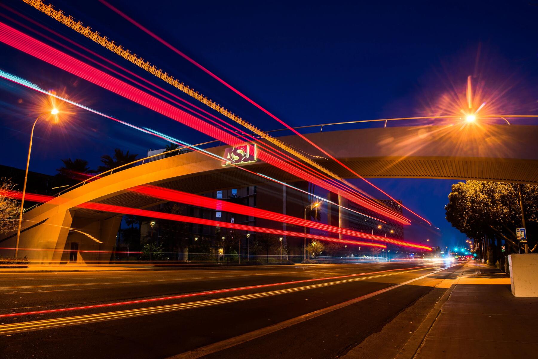 ASU light trails