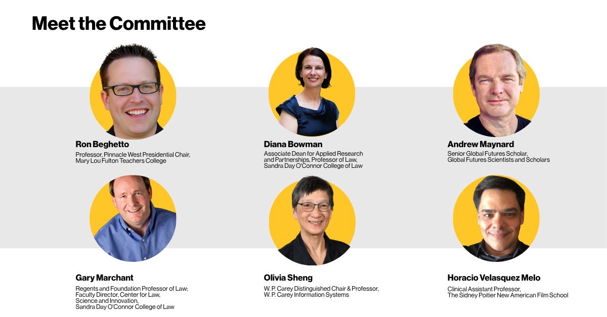 Faculty ethics of AI committee members.