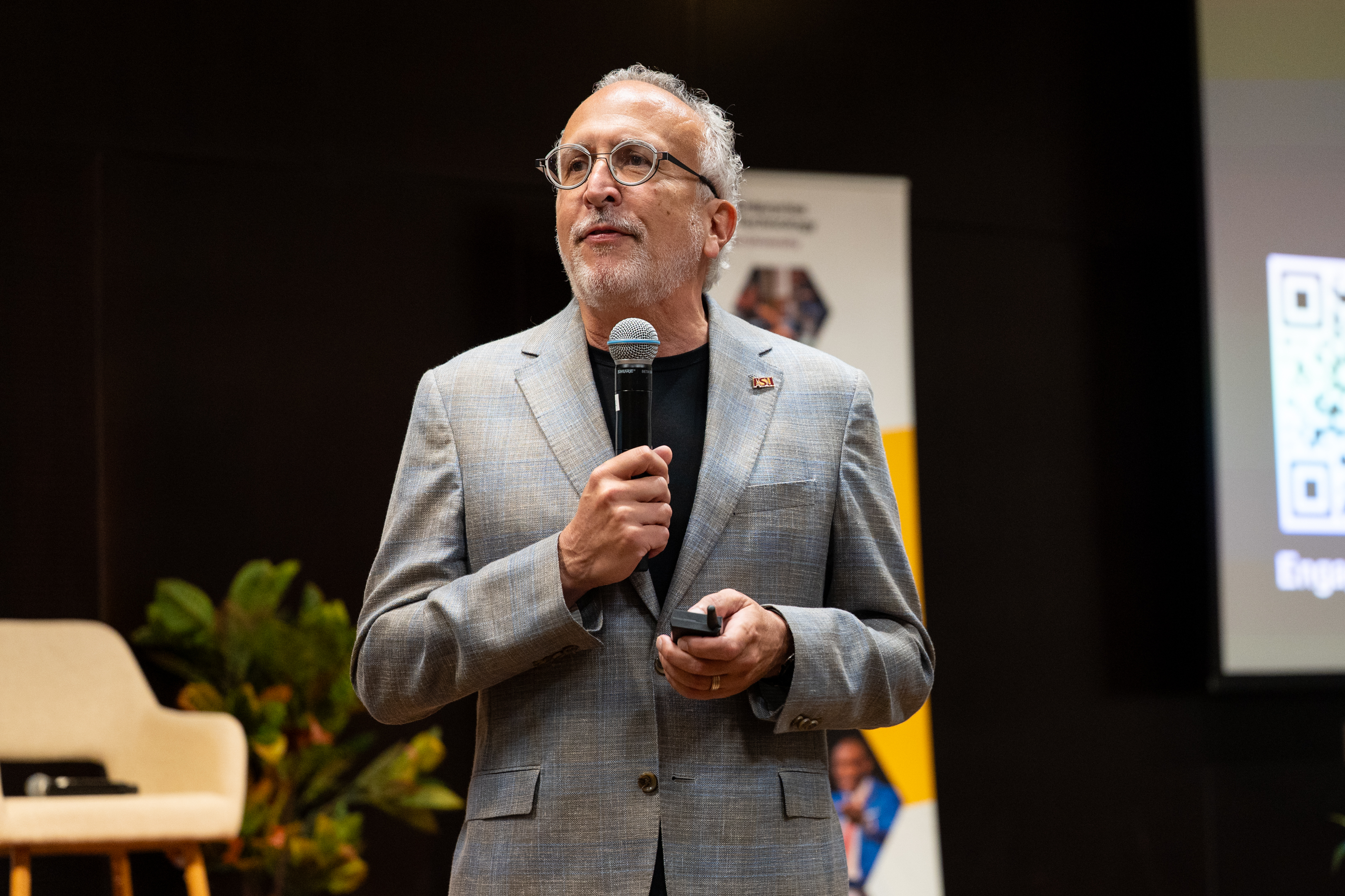 Lev Gonick speaking at Engage 2025