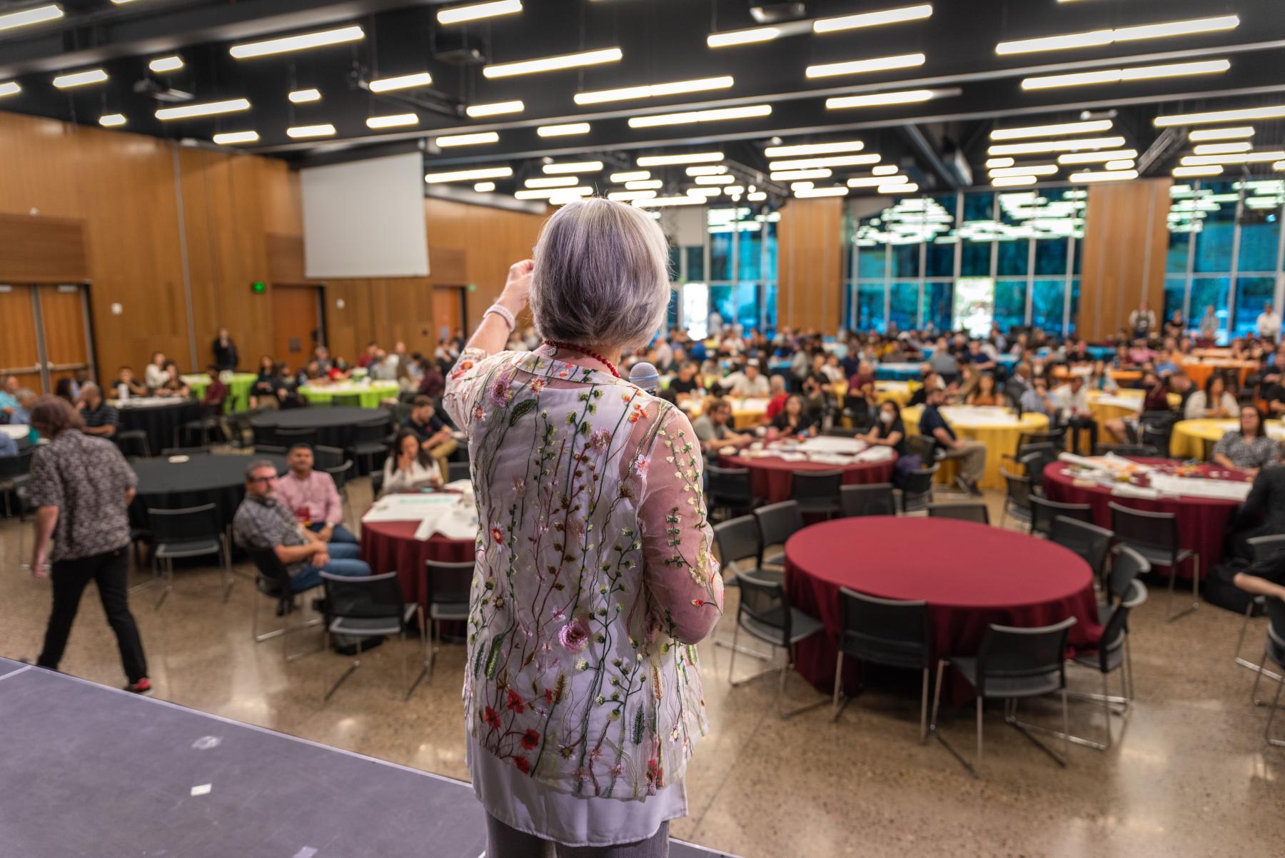 UTO Chief Culture Officer Christine Whitney Sanchez addresses Empower attendees
