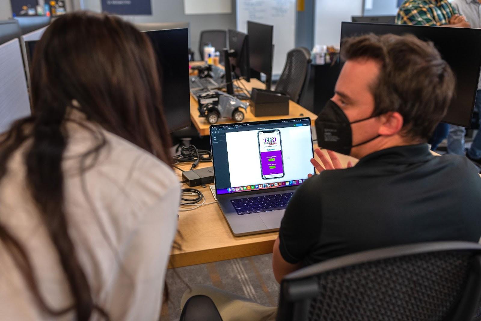 Students develop app