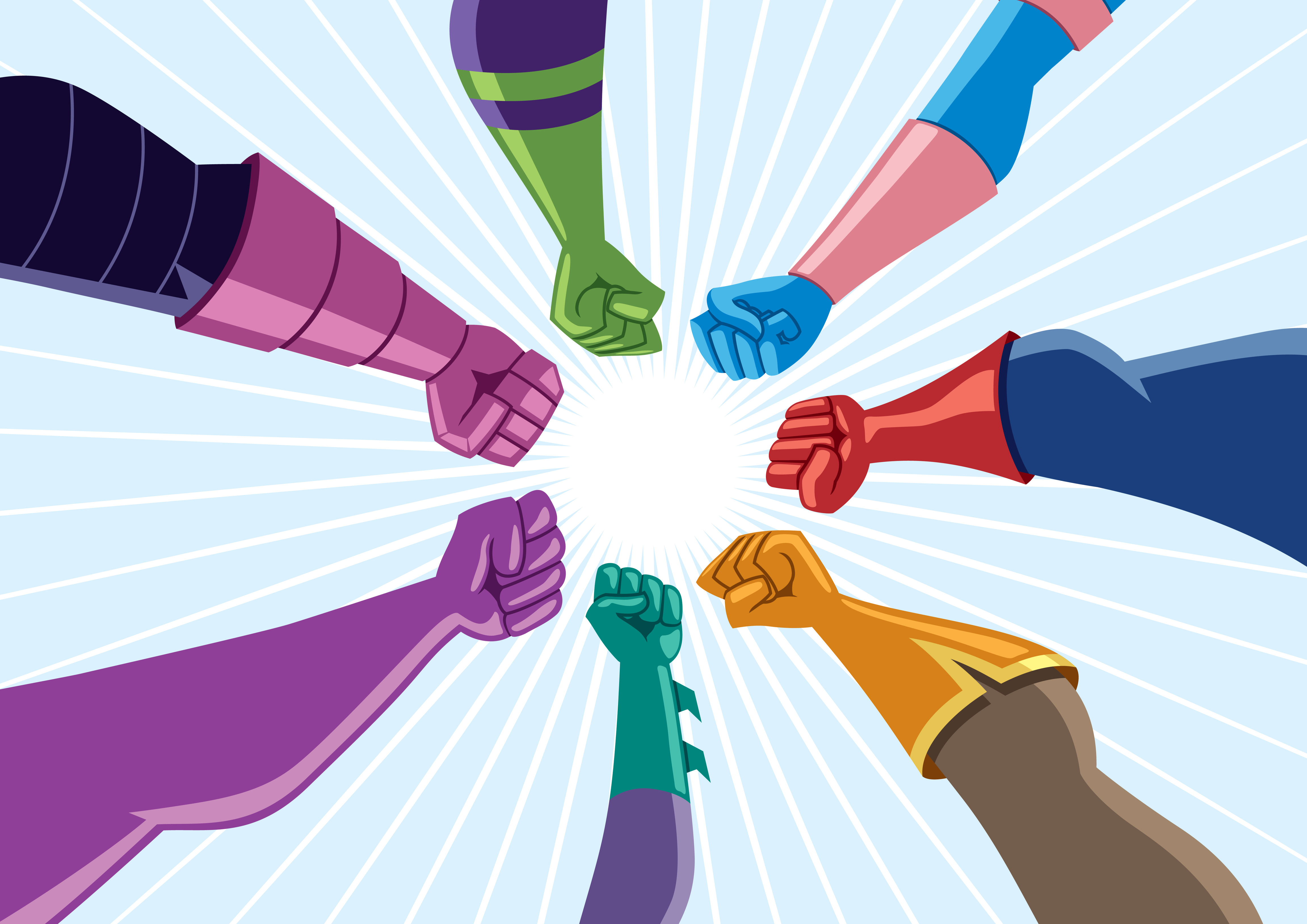 superhero teamwork