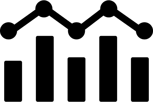 a graph icon.