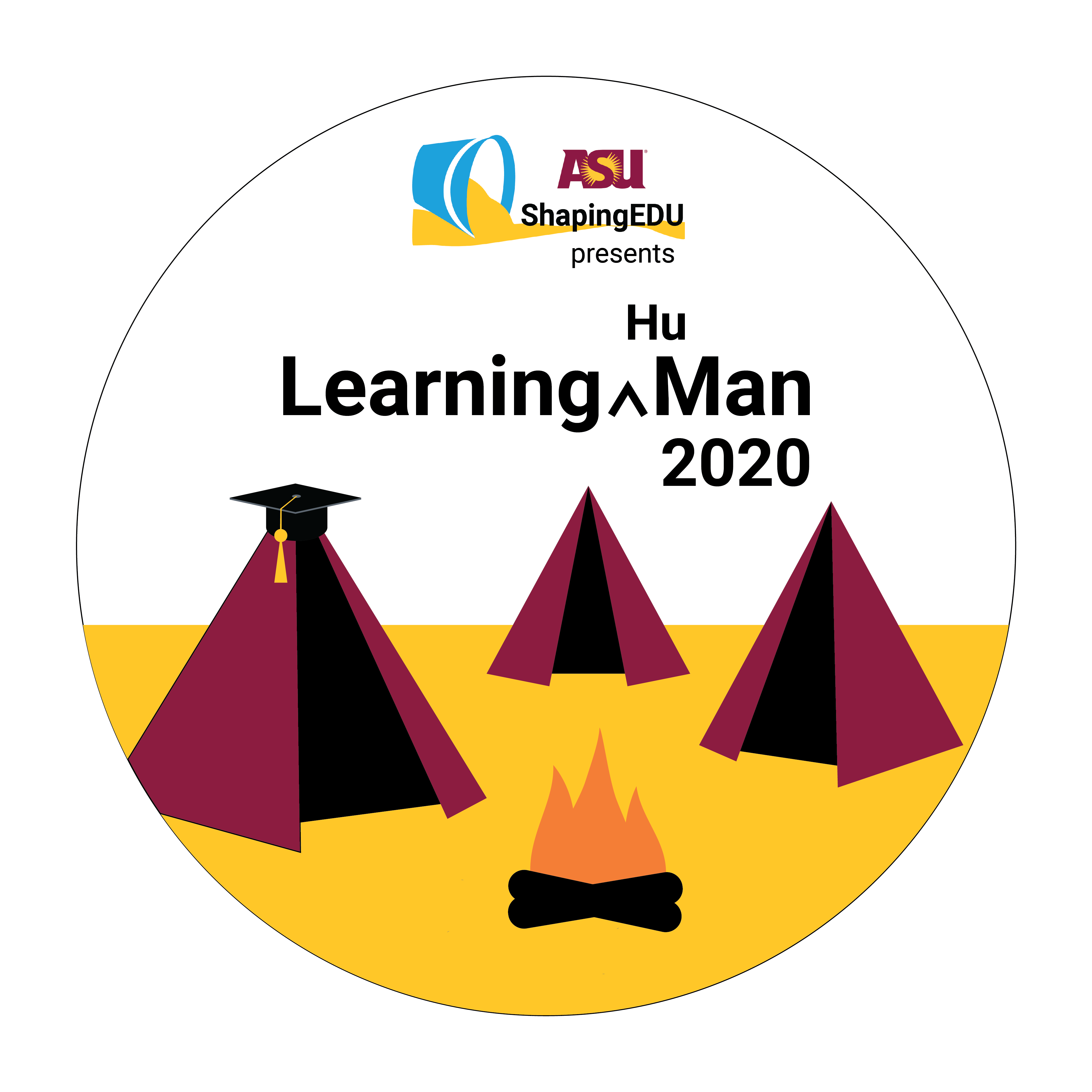 Learning(Hu)Man Logo