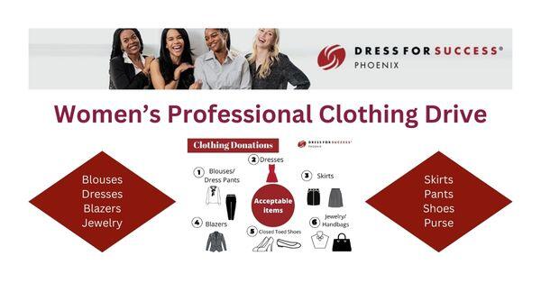 Dress for Success Clothing Drive