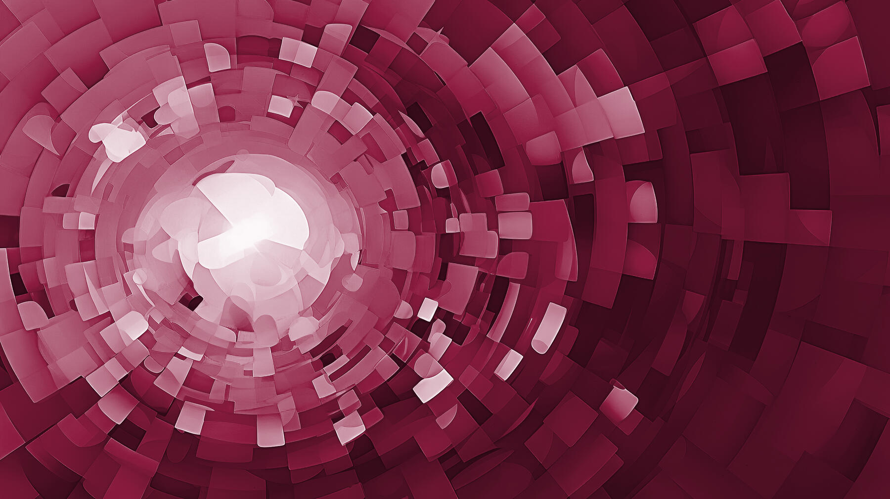 Artistic image with red and white