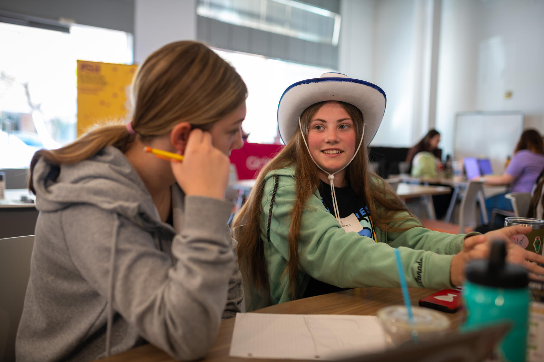 Spark Challenge hackathon participants discuss sustainability solutions